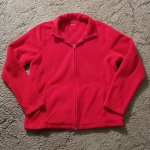 Women's fleece zip up Med